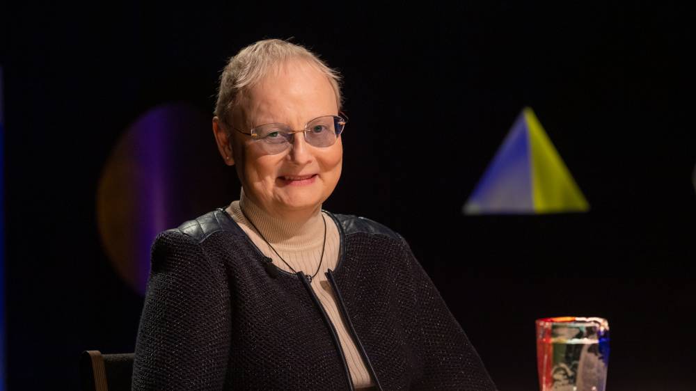 Kristin Kuutma on the programme ‘Plekktrumm’